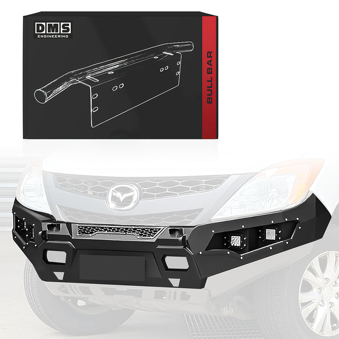 Mazda BT-50 UP / UR (2012 - 2020) Viking Odin Steel Bull Bar + LED Lights