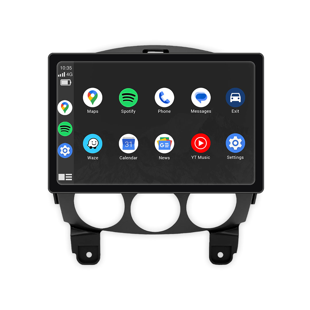 Mazda 2 DE (2007 - 2013) 9" 13.3" Wireless Android 16 Head Unit for Apple CarPlay / Android Auto