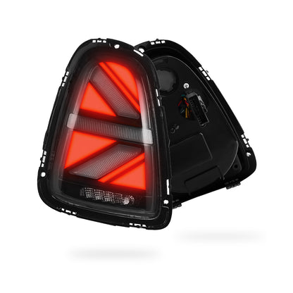 Mini Cooper R56 / R57 / R58 / R59 (2007 - 2015) Sequential Clear Red LED Tail Lights LH + RH