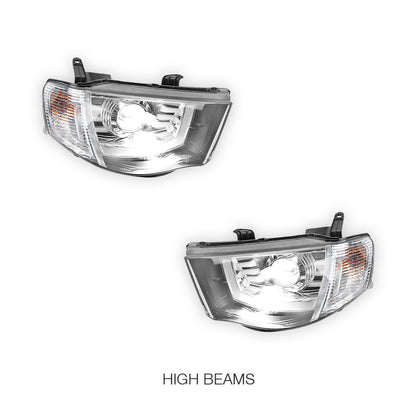 Mitsubishi Triton MN Ute (2009 - 2015) LED Projector Headlights LH + RH