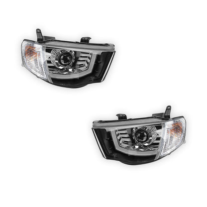 Mitsubishi Triton MN Ute (2009 - 2015) LED Projector Headlights LH + RH