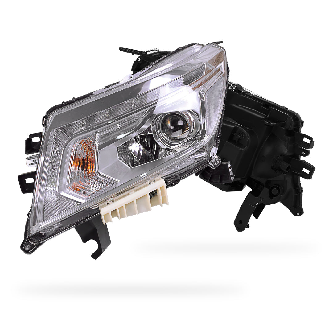 Nissan Navara D23 NP300 (2015 - 2021) Chrome LED OEM Style Headlights LH + RH