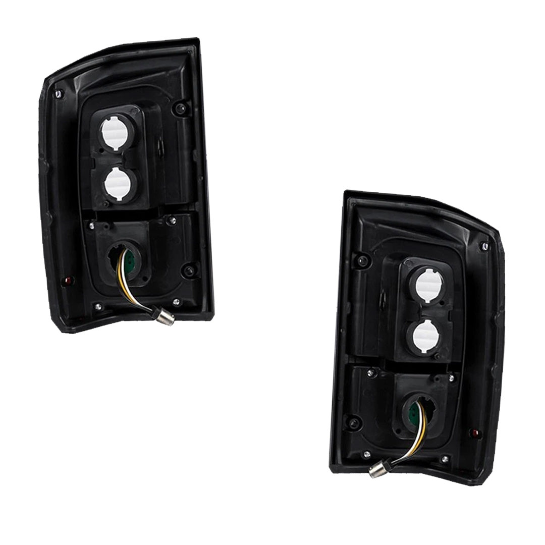 Nissan Patrol GQ (1988 - 1997) Clear and Red LED Tail Lights LH + RH