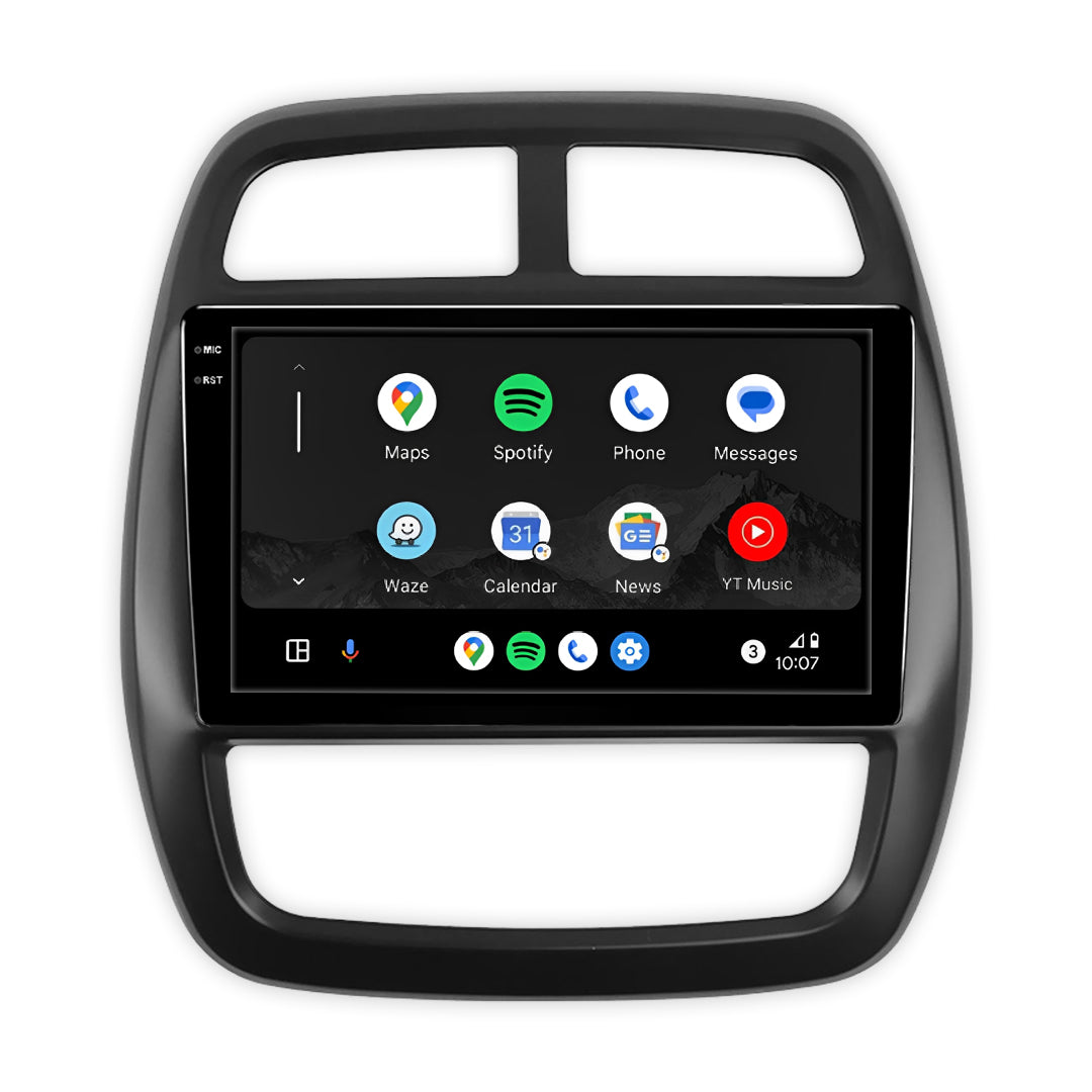 Renault Kwid (2012 - 2017) 9" Wireless Android 16 Head Unit for Apple CarPlay / Android Auto