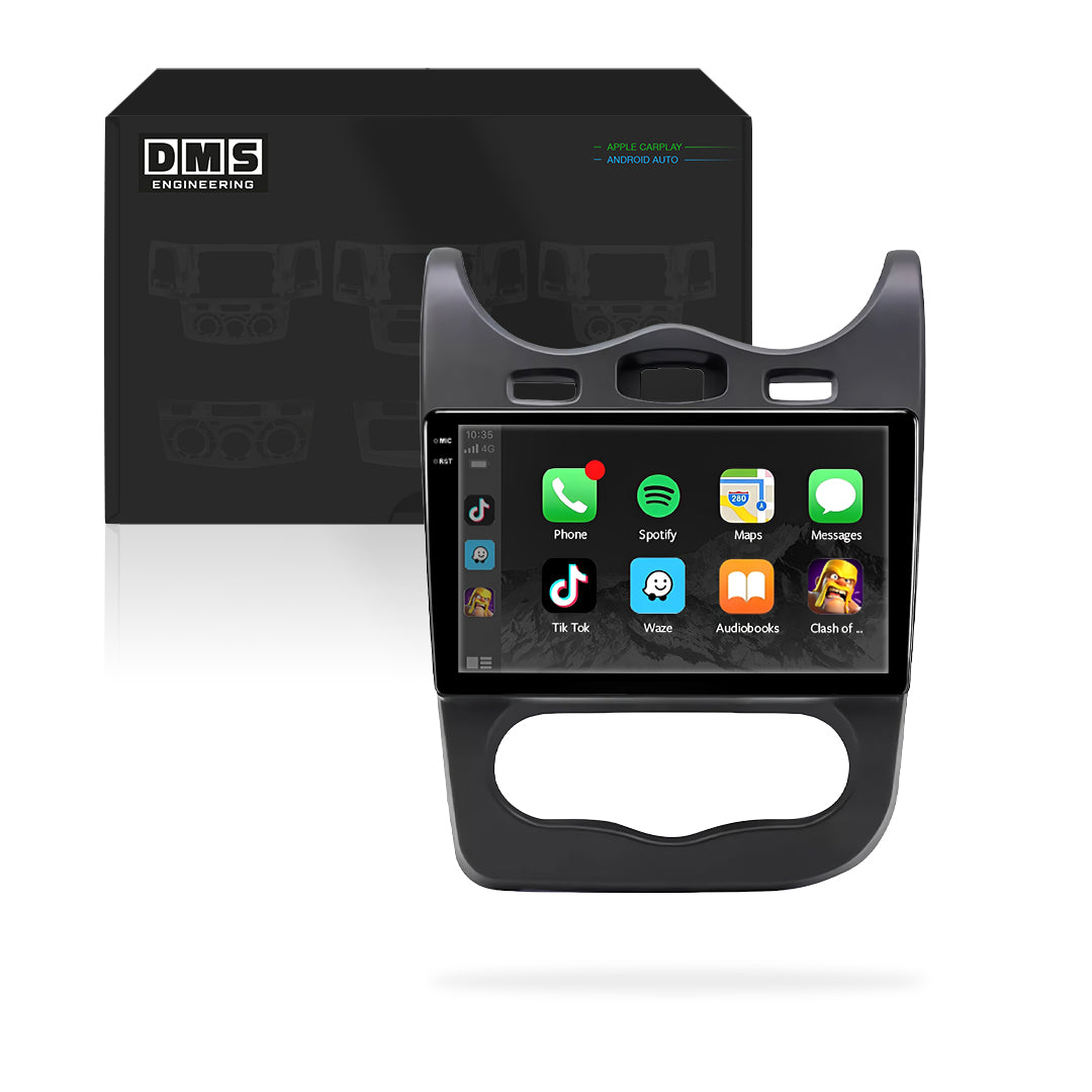 Renault Sandero Gen 1 (2009 - 2014) 10" Wireless Android 16 Head Unit for Apple CarPlay / Android Auto