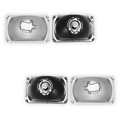 Toyota LandCruiser 80 Series (1990 - 1998) 6" x 4" Halogen OEM Style Headlights LH + RH