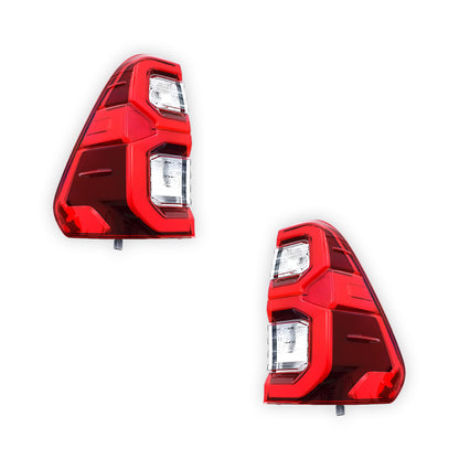 Toyota HiLux N80 (2020 - 2025) OEM Style LED Tail Lights LH + RH