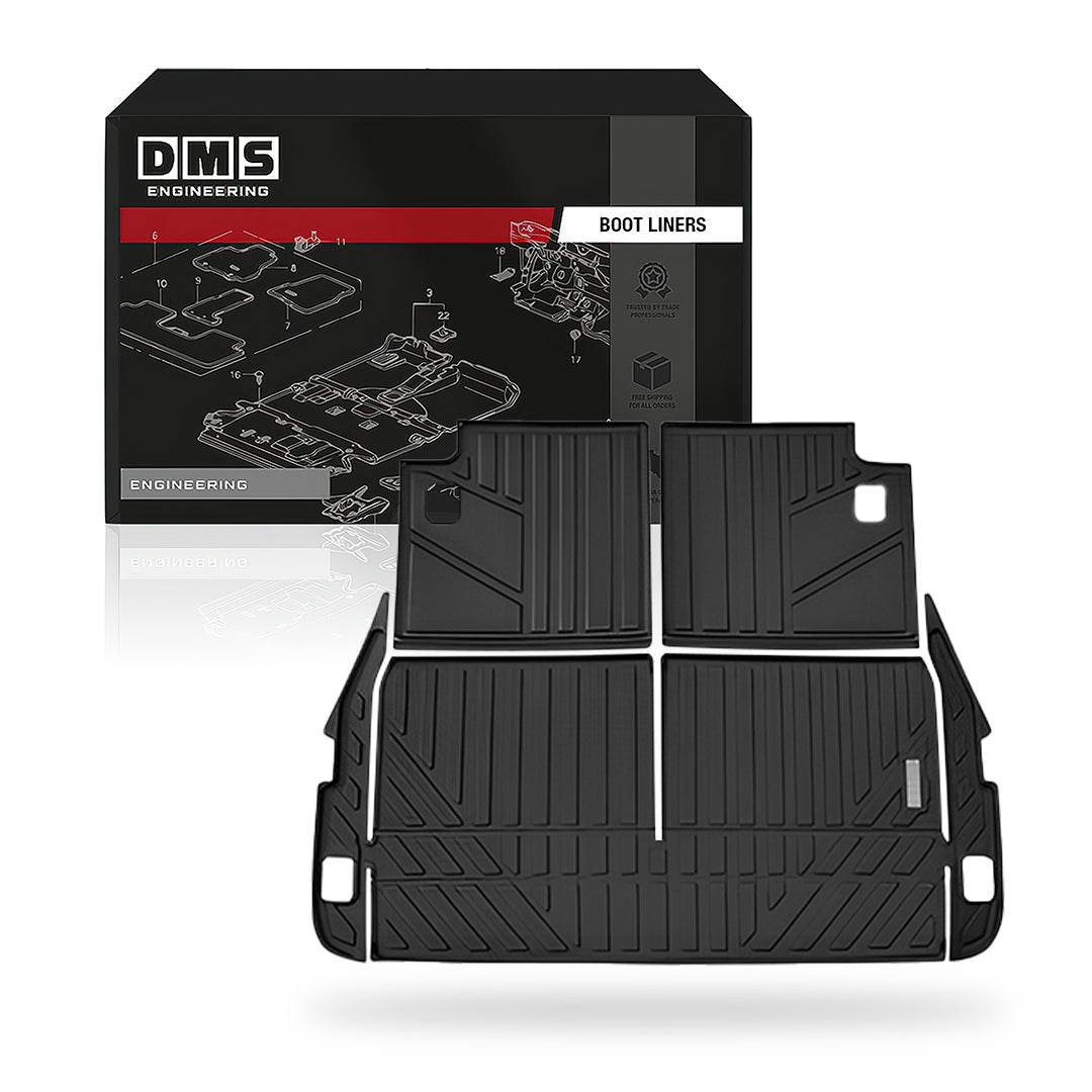 Toyota LandCruiser 300 Series (2021 - 2025) 3 Pcs. Boot Cargo Mat Liners