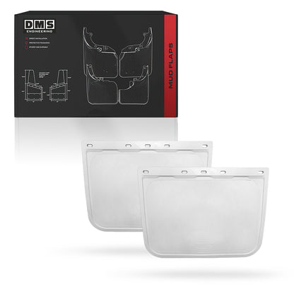 Universal Heavy Duty Truck White Mud Flaps