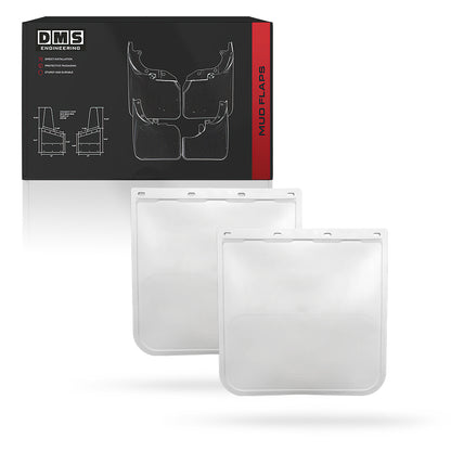 Universal Heavy Duty Truck White Mud Flaps