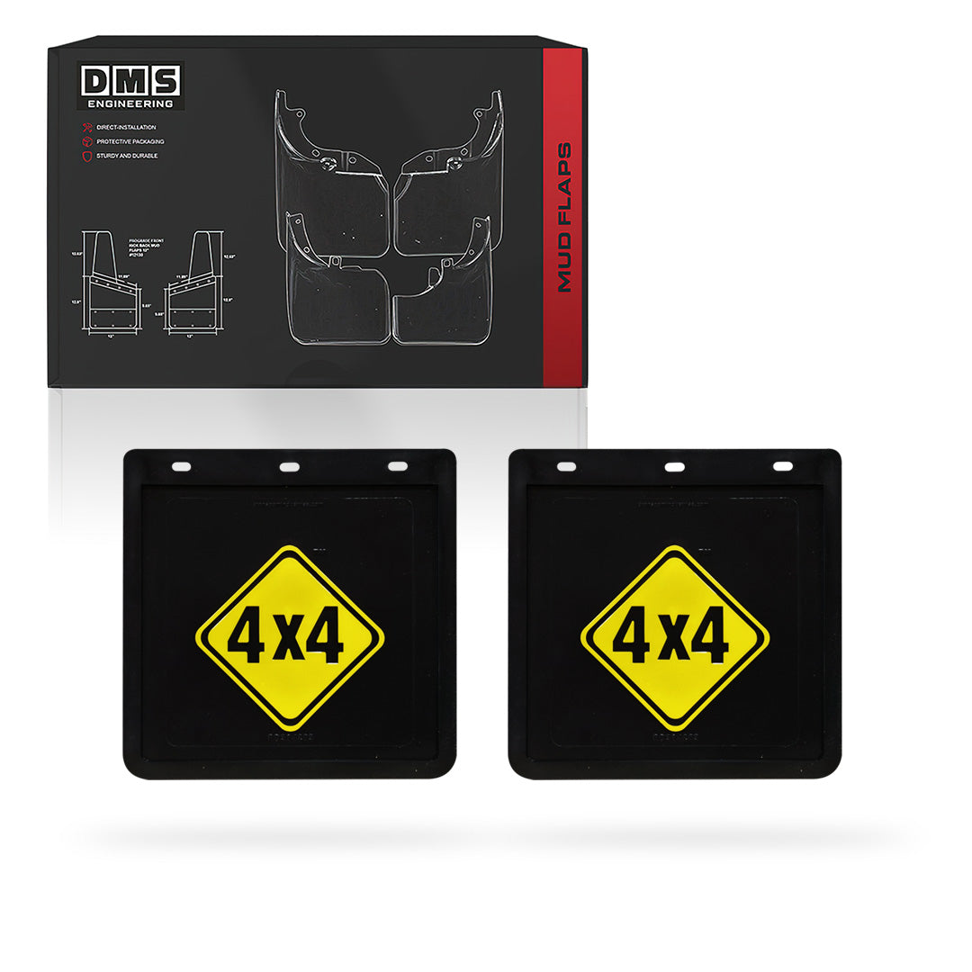 Universal Heavy Duty 4WD Ute & Trailer 4x4 Diamond Mud Flaps