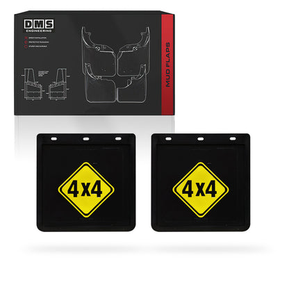 Universal Heavy Duty 4WD Ute & Trailer 4x4 Diamond Mud Flaps