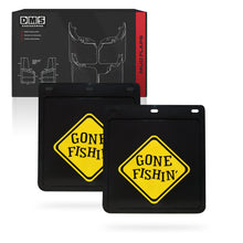 Universal Heavy Duty 4WD Ute & Trailer Gone Fishin' Mud Flaps