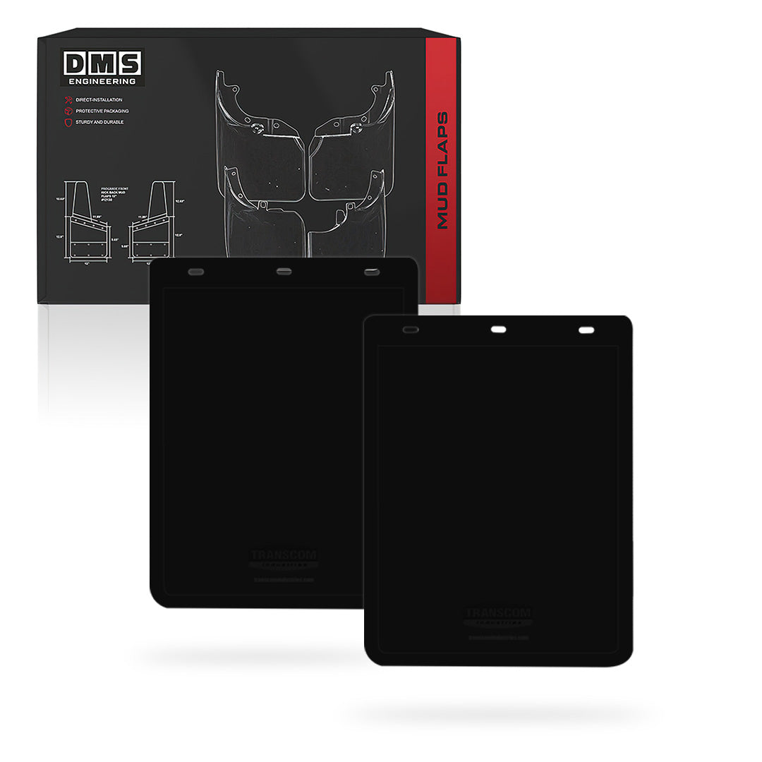 Universal Heavy Duty Trailer & Ute Black Mud Flaps