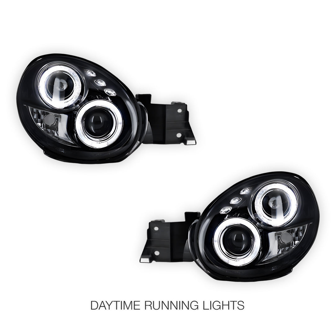 Subaru Impreza GD (2001 - 2003) Angel-Eyes DRL Projector Headlights Bugeye LH + RH
