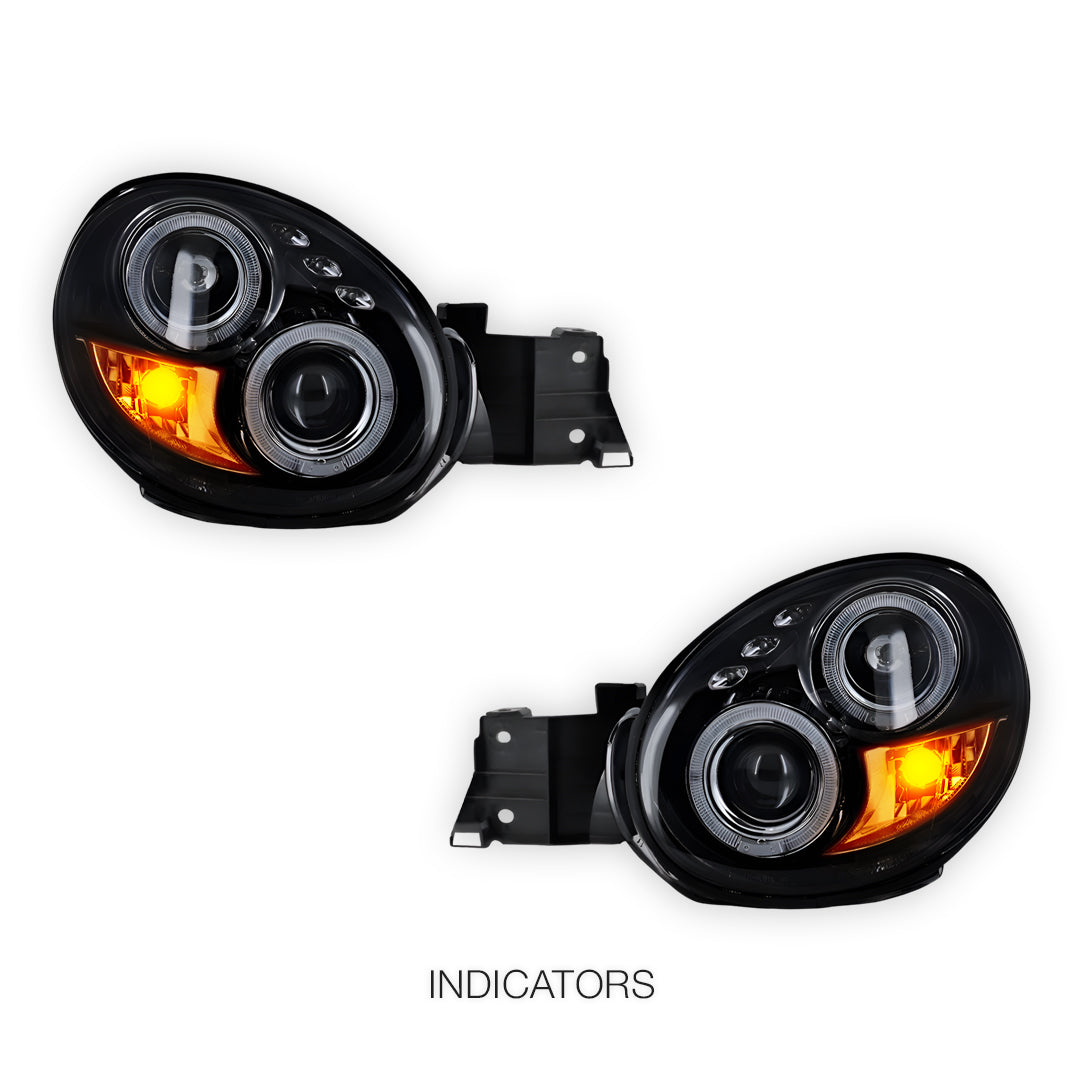 Subaru Impreza GD (2001 - 2003) Angel-Eyes DRL Projector Headlights Bugeye LH + RH