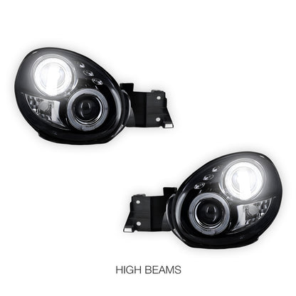 Subaru Impreza GD (2001 - 2003) Angel-Eyes DRL Projector Headlights Bugeye LH + RH