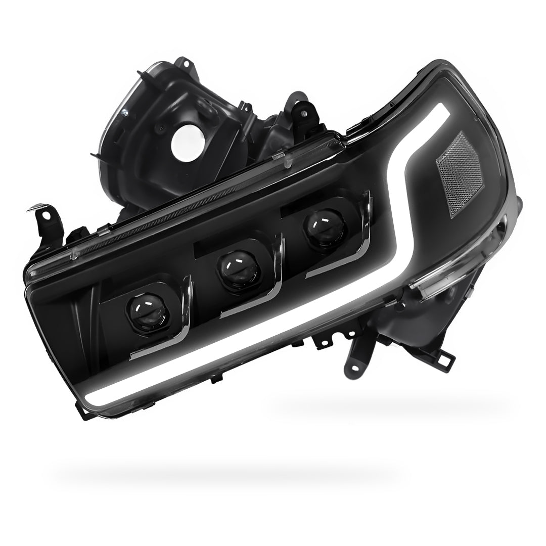 Toyota LandCruiser 80 Series (1990- 1997) LED DRL Projector Headlights LH + RH