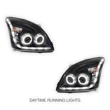 Toyota LandCruiser Prado 120 Series (2003- 2009) Angel-Eyes LED DRL Projector Headlights LH + RH