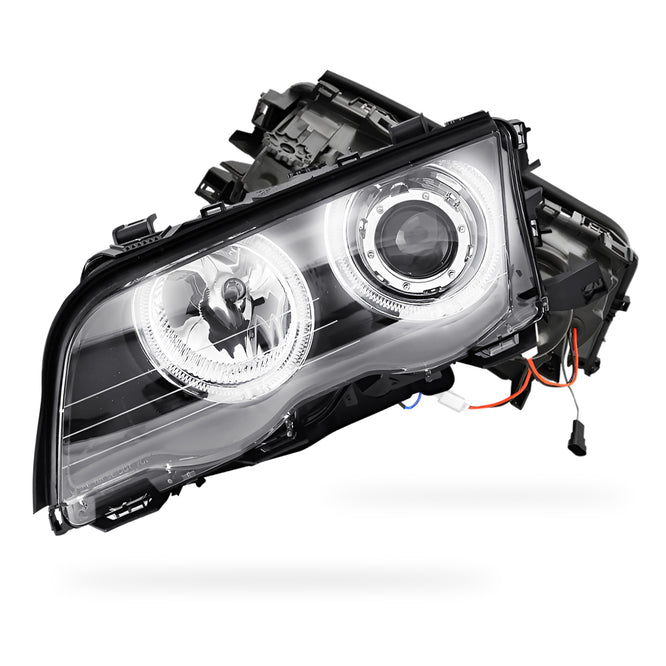 BMW 3 Series E46 Coupe (1999 - 2002) LED Angel-Eyes Projector Headlights LH + RH