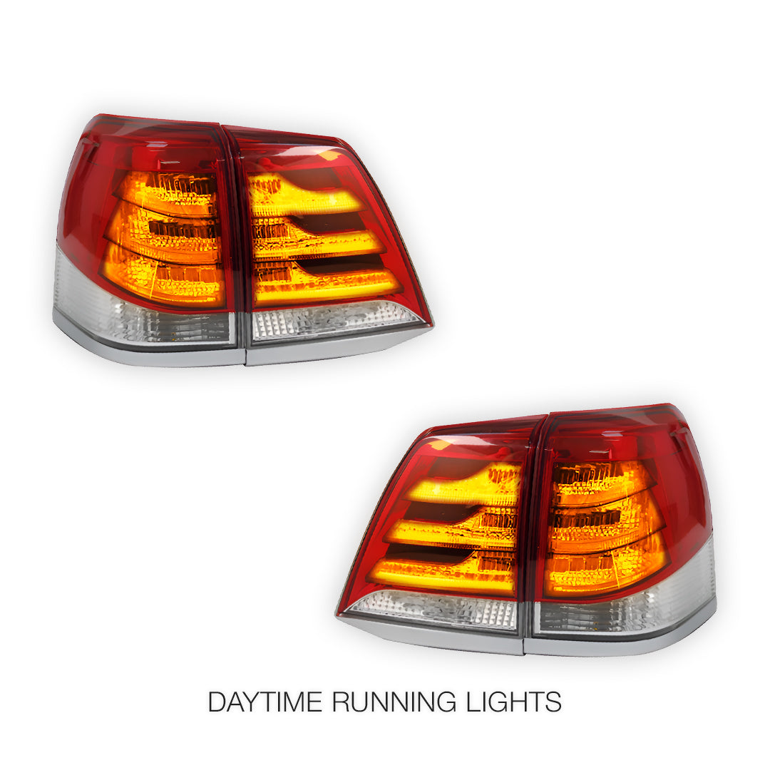 Toyota LandCruiser 200 Series (2007 - 2015) LED Tail Lights LH + RH