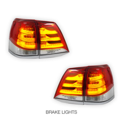 Toyota LandCruiser 200 Series (2007 - 2015) LED Tail Lights LH + RH