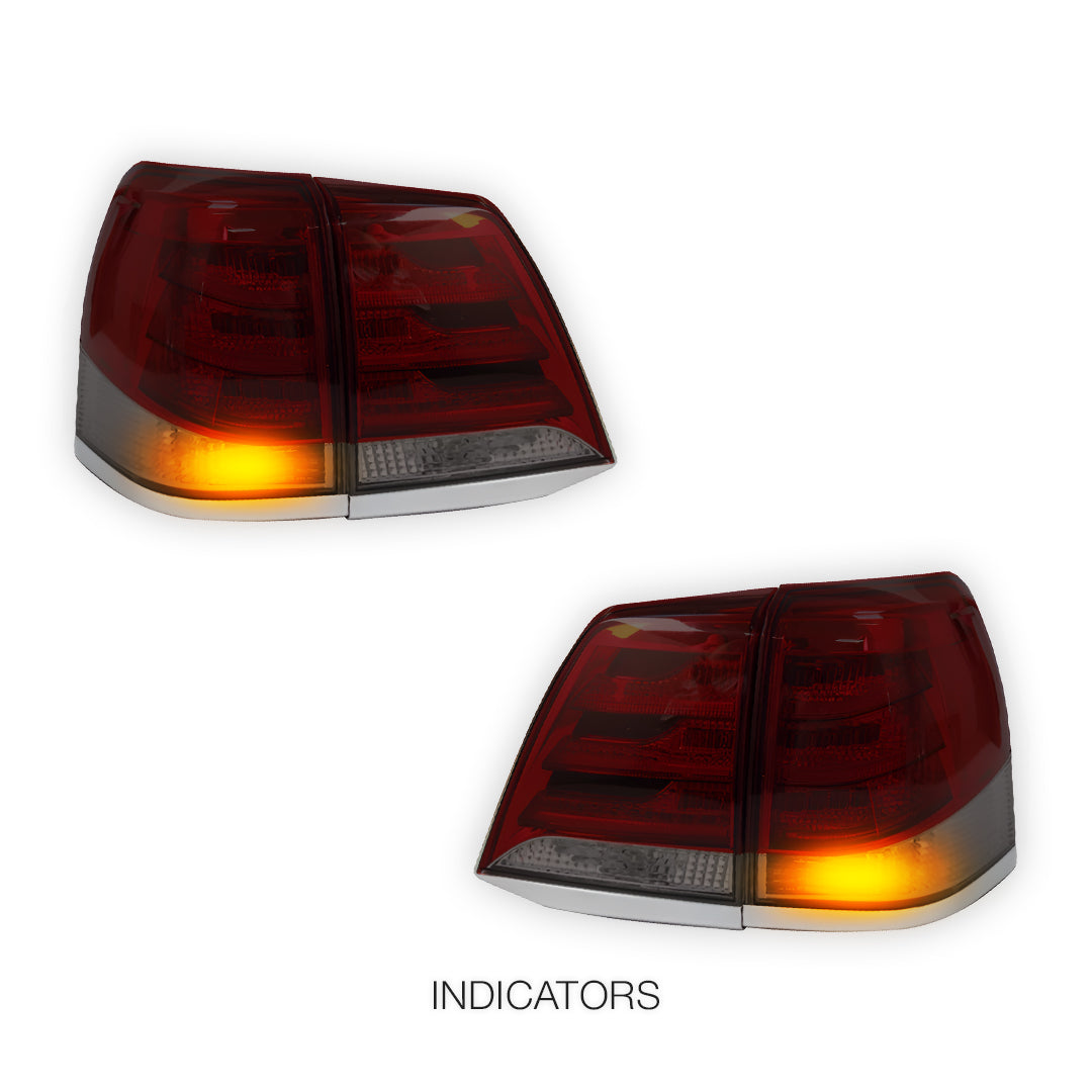 Toyota LandCruiser 200 Series (2007 - 2015) LED Tail Lights LH + RH