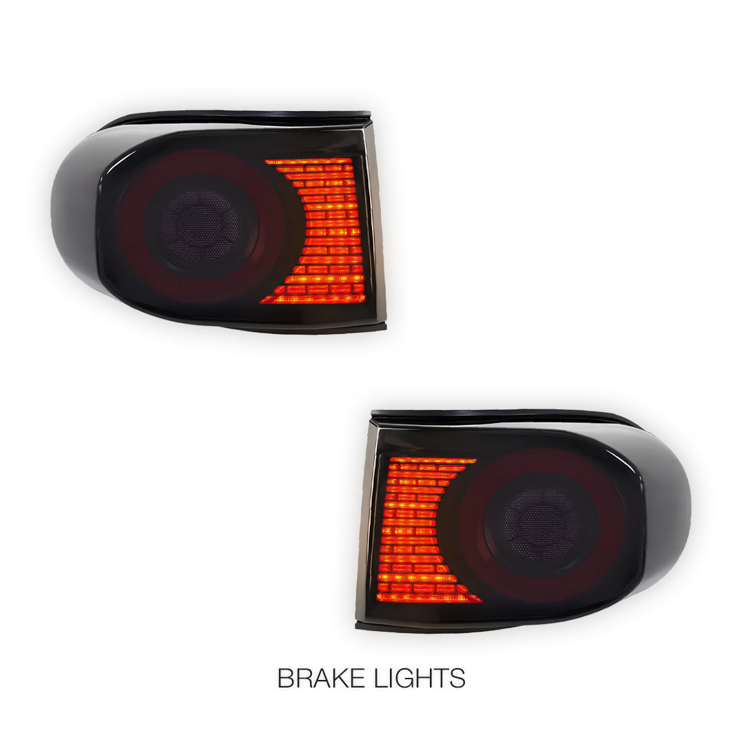 Toyota FJ Cruiser GSJ15R (2011 - 2017) Smoked Sequential 3D Full LED Stripe Bar Tail Lights LH + RH