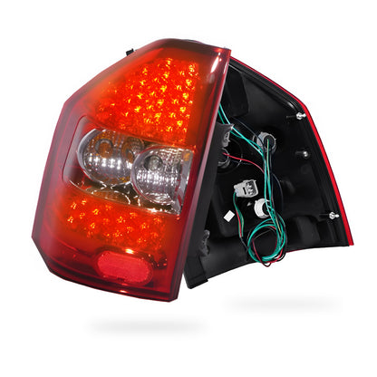 Mitsubishi Pajero NM / NP (2000 - 2006) Smoked Red LED Tail Lights LH + RH