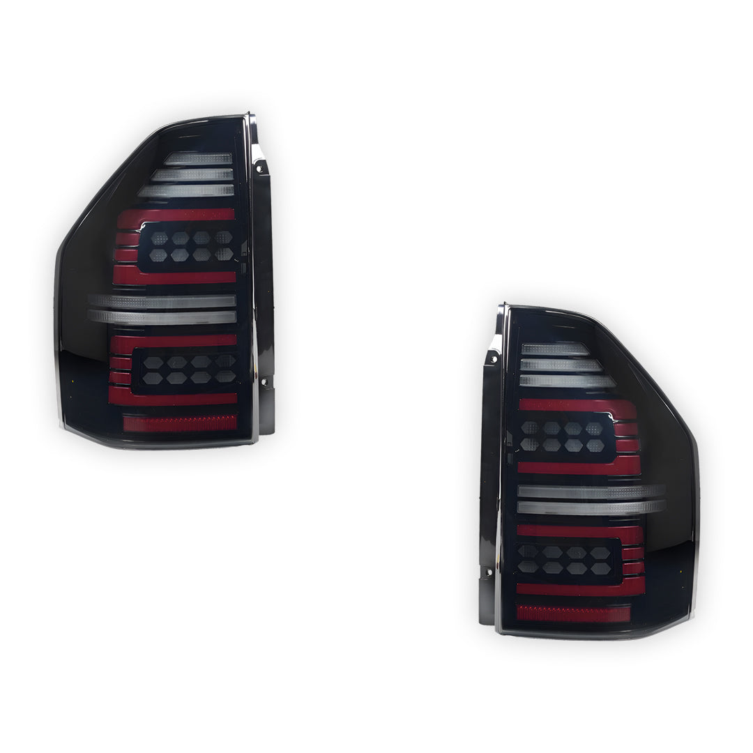 Mitsubishi Pajero NM / NP (2000 - 2006) Smoked Sequential Full LED Tail Lights LH + RH