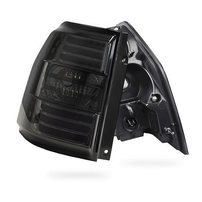 Mitsubishi Pajero NS / NT / NW (2007 - 2021) Full Smoked LED Stripe Bar Tail Lights LH + RH