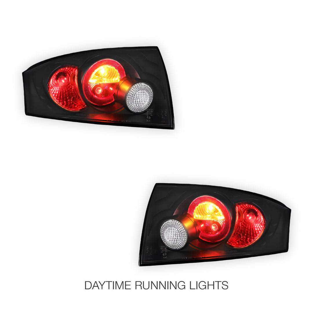 Audi TT 8N (1999 - 2005) Black Altezza Halogen Tail Lights LH + RH