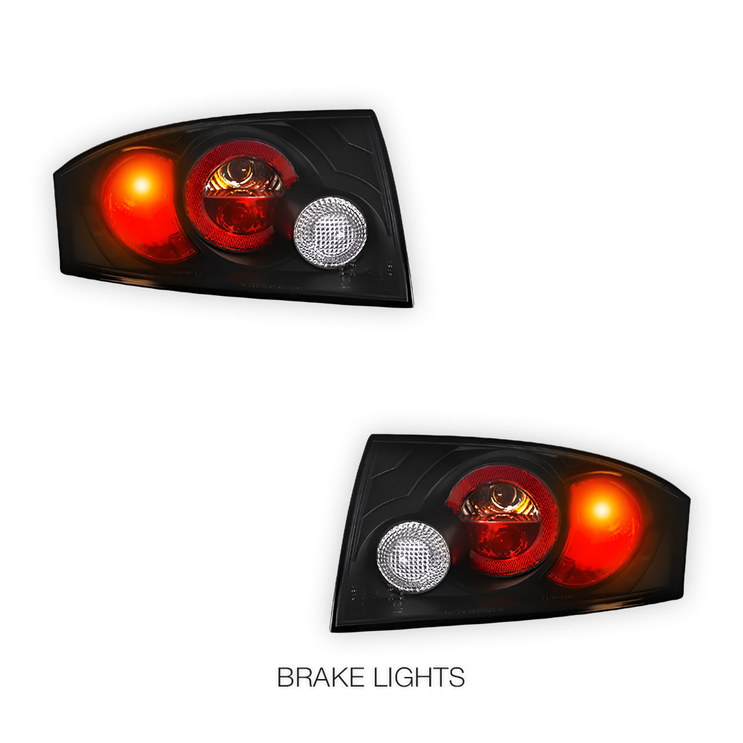 Audi TT 8N (1999 - 2005) Black Altezza Halogen Tail Lights LH + RH