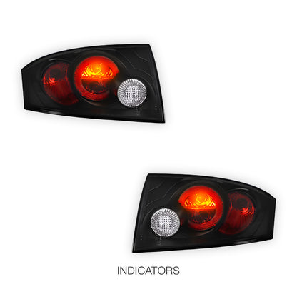 Audi TT 8N (1999 - 2005) Black Altezza Halogen Tail Lights LH + RH