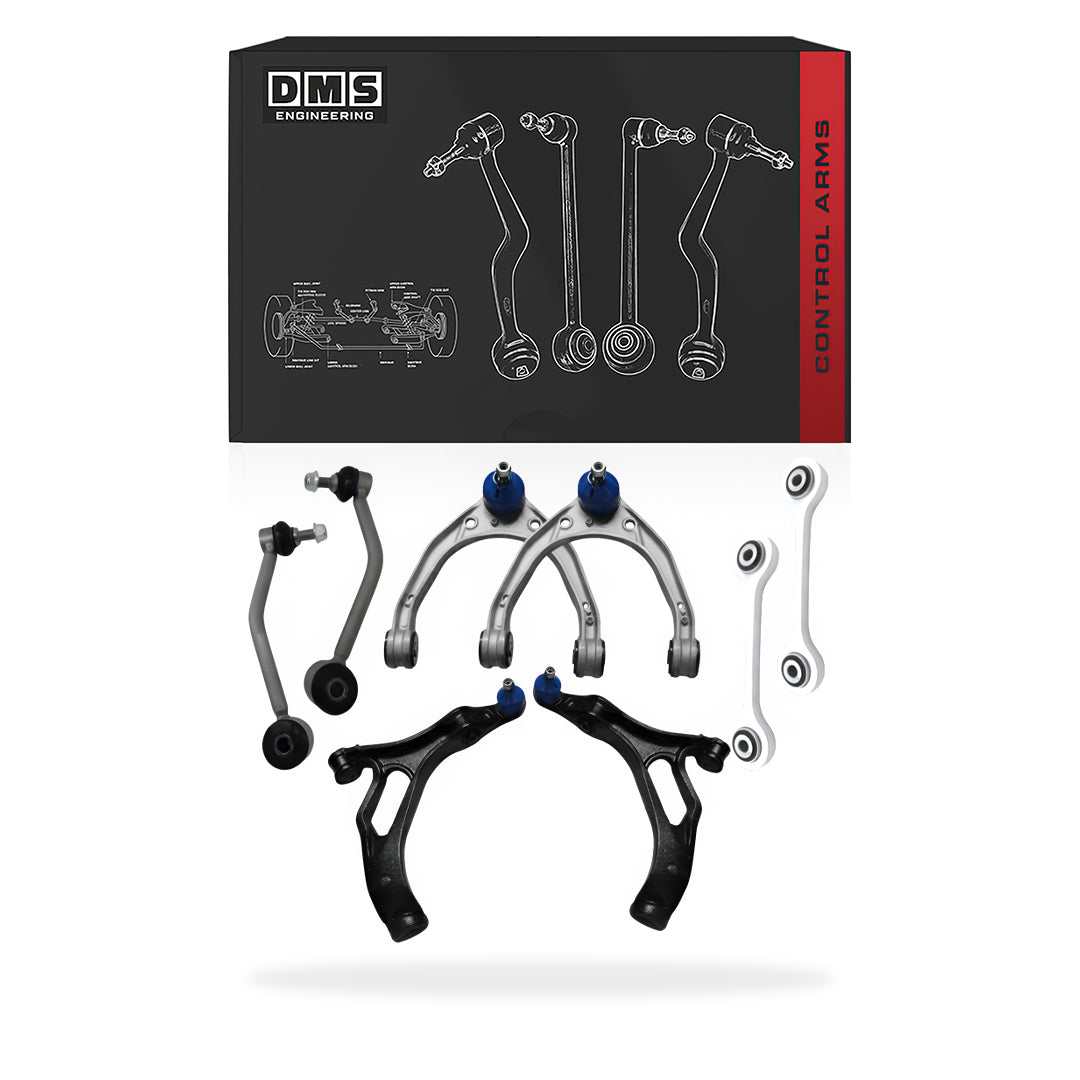 Audi Q7 4L (2008 - 2010) Front Upper and Lower Control Arms + Sway Bar Links and Stabilizers LH + RH