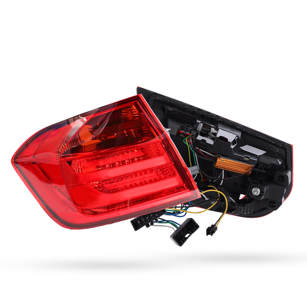 BMW 3 Series F30 Sedan (2012 - 2015) OEM Style Tail Lights with LED LH + RH