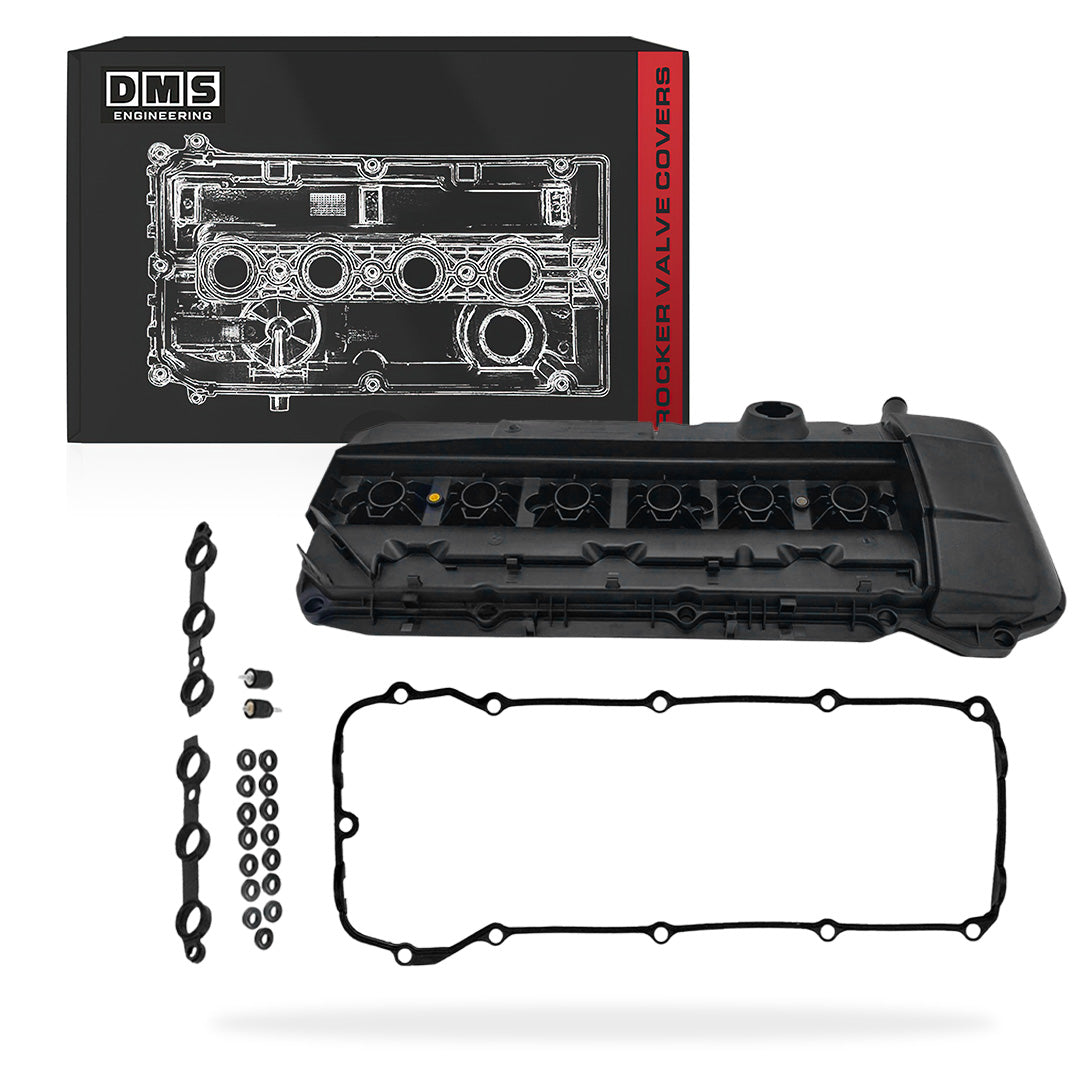 BMW 5 Series E39 / E60 (2002 - 2005) 2.5L / 3.0L Valve Rocker Cover + Gasket Complete Set