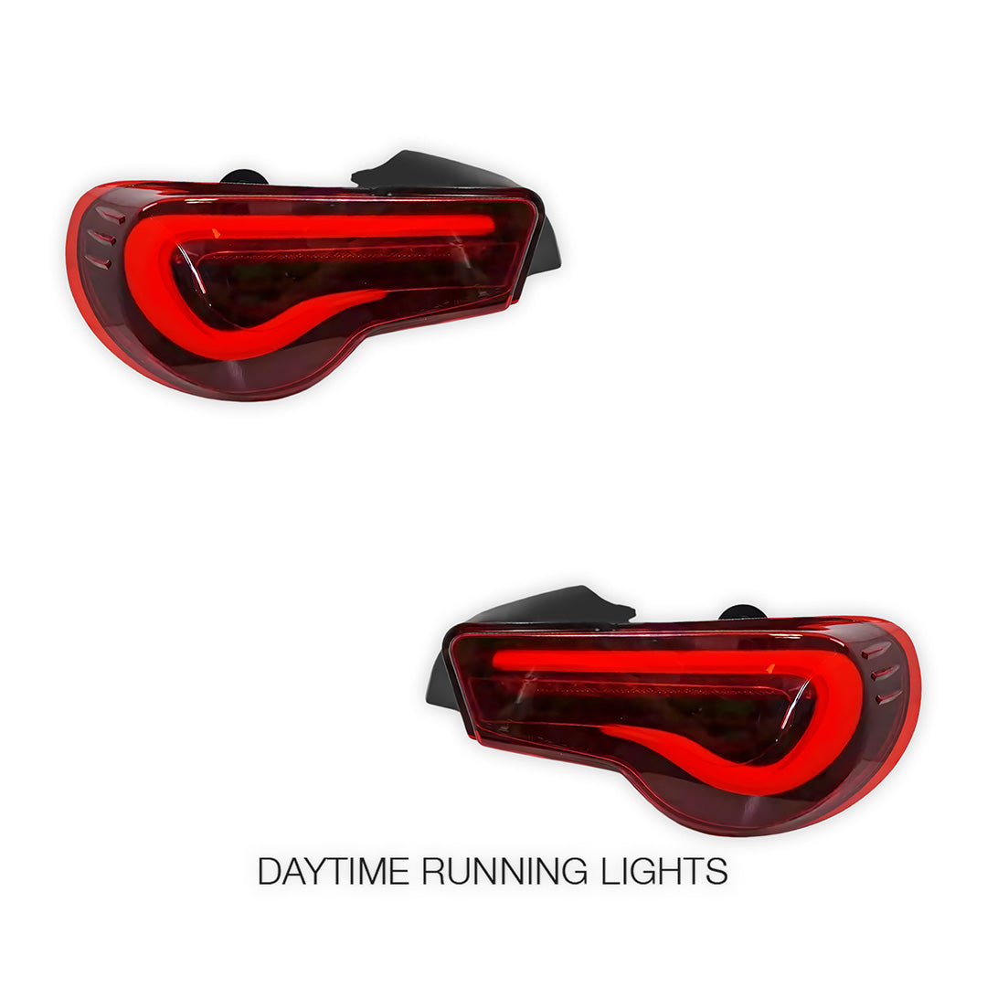 Toyota 86 / ZN6 1st Gen. (2012 - 2021) Valenti Sequential Smoked Red Full LED Tail Lights LH + RH