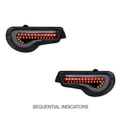 Toyota 86 GT86 (2012 - 2021) Sith Sequential Smoked Tail Lights LH + RH