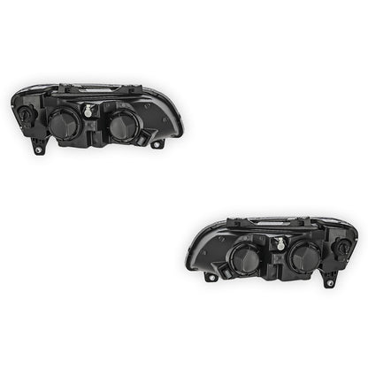 Holden Commodore VE Series 2 (2010 - 2013) Black DRL LED Headlights LH + RH