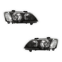 Holden Commodore VE Series 2 (2010 - 2013) Black OEM Style Headlights LH + RH