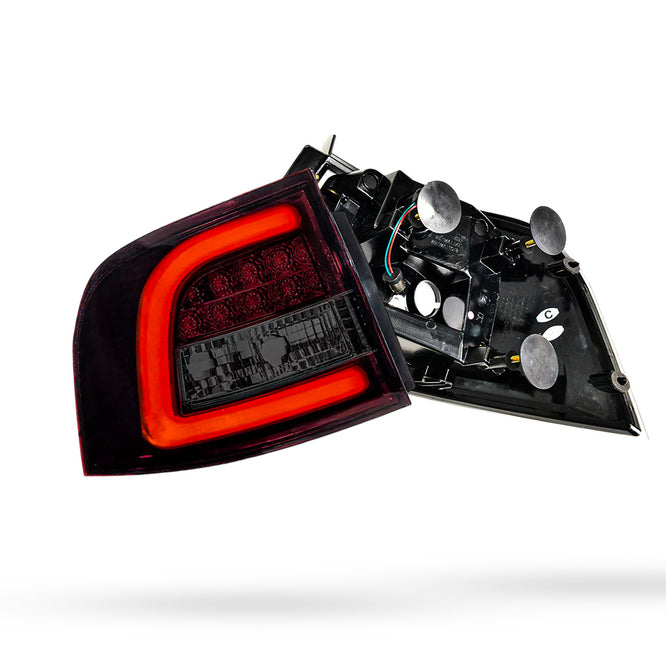 Holden Commodore VE / VF Series 1 Wagon (2006 - 2015) Smoked Red LED Tail Lights LH + RH