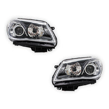 Holden Commodore VF SS SV6 (2013 - 2018) Black OEM Style Headlights LH + RH
