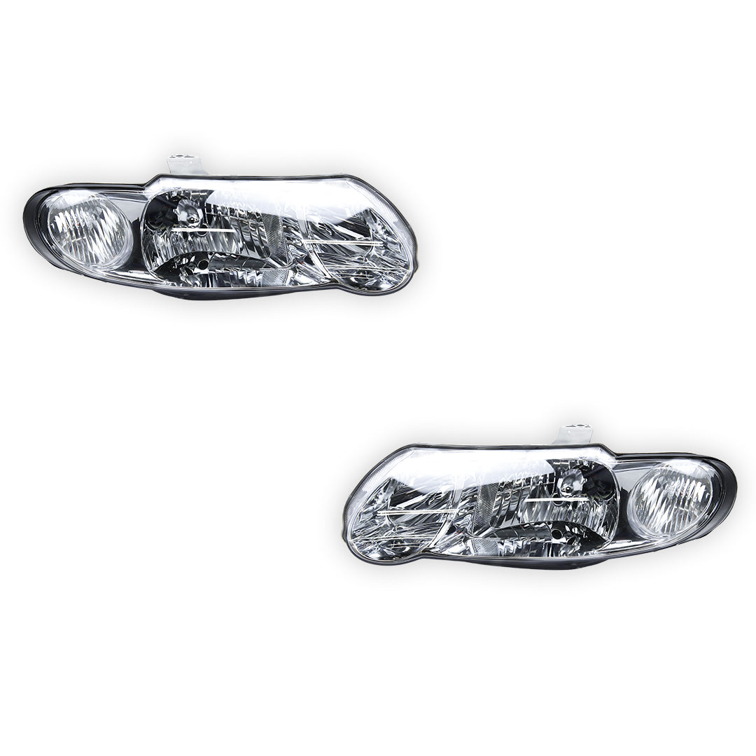 Holden Commodore VX VU (2000 - 2002) Chrome OEM Style Headlights LH + RH