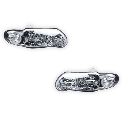 Holden Commodore VX VU (2000 - 2002) Chrome OEM Style Headlights LH + RH