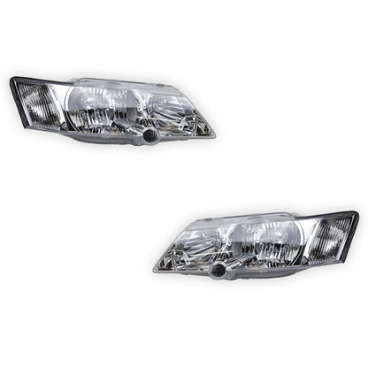 Holden Commodore VY (2002 - 2003) Chrome OEM Style Headlights LH + RH