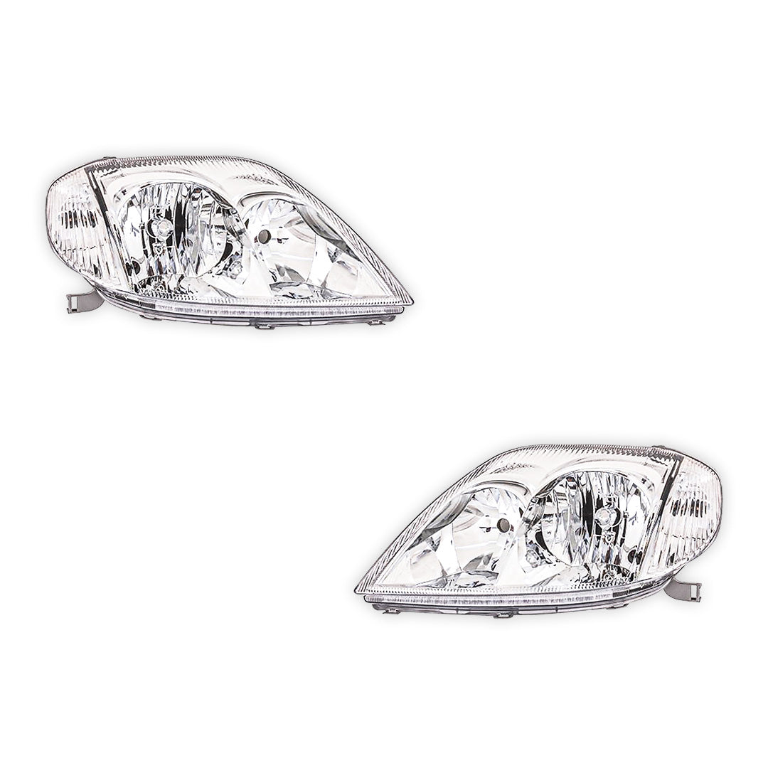 Toyota Corolla E120 ZZE122 Hatch (2001 - 2007) OEM Style Headlights LH + RH