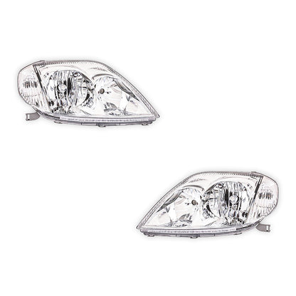 Toyota Corolla E120 ZZE122 Hatch (2001 - 2007) OEM Style Headlights LH + RH