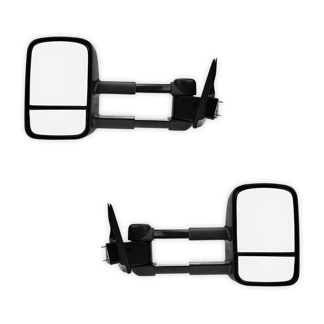 Holden Colorado RC (2008 - 2011) Black Extendable Towing Side Mirrors