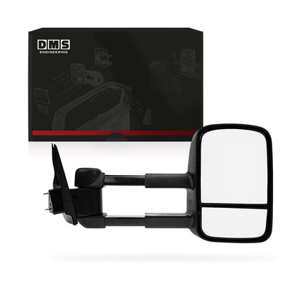 Holden Colorado RC (2008 - 2011) Black Extendable Towing Side Mirrors